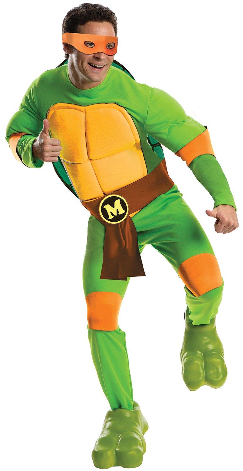 teenage mutant ninja turtles deluxe michelangelo adult costume bc 805483